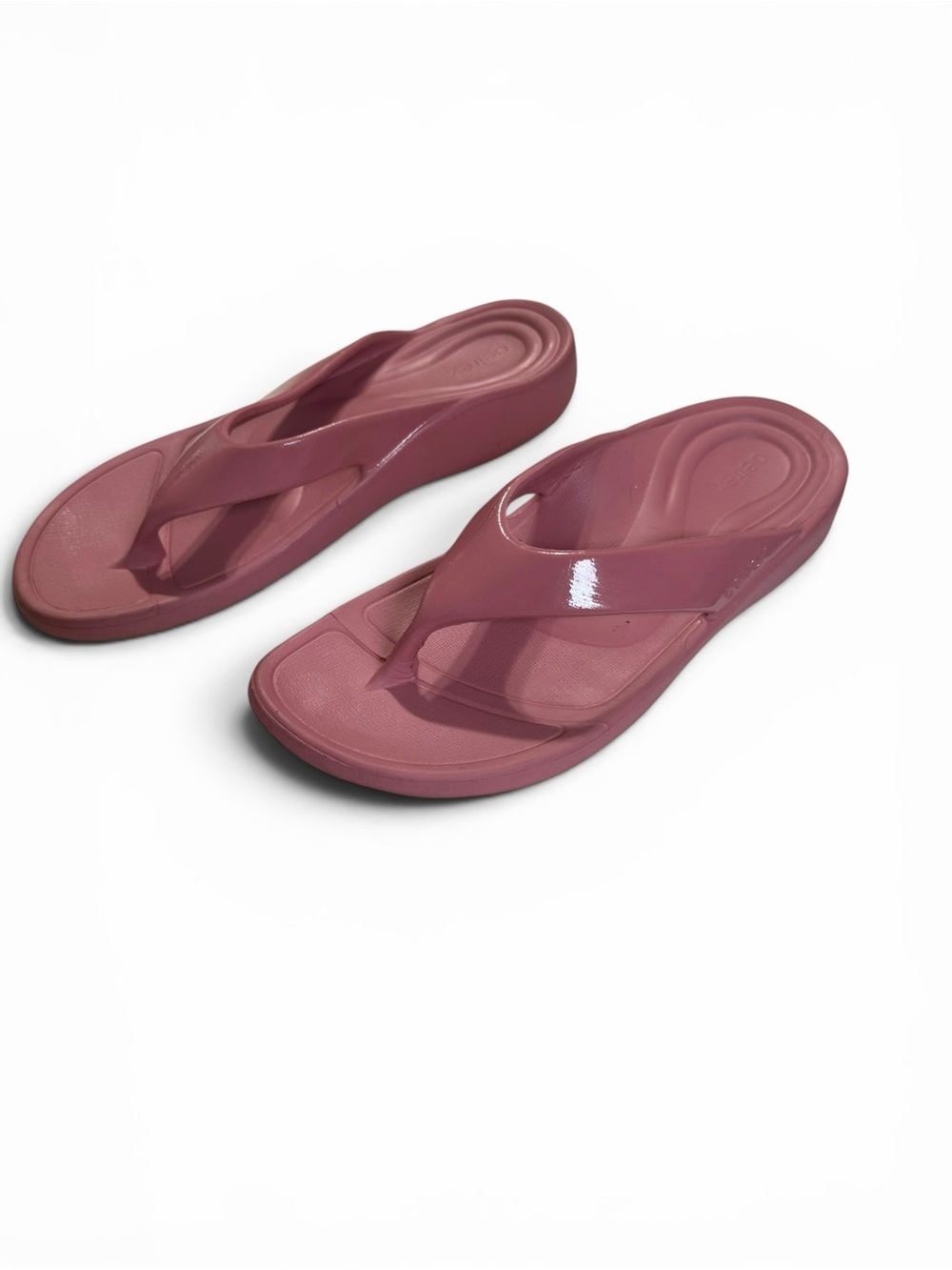 Aetrex Maui Orthotic, Flip-Flop Women’s Size 9 Mauve Pink Comfort Arch Support - Picture 2 of 11